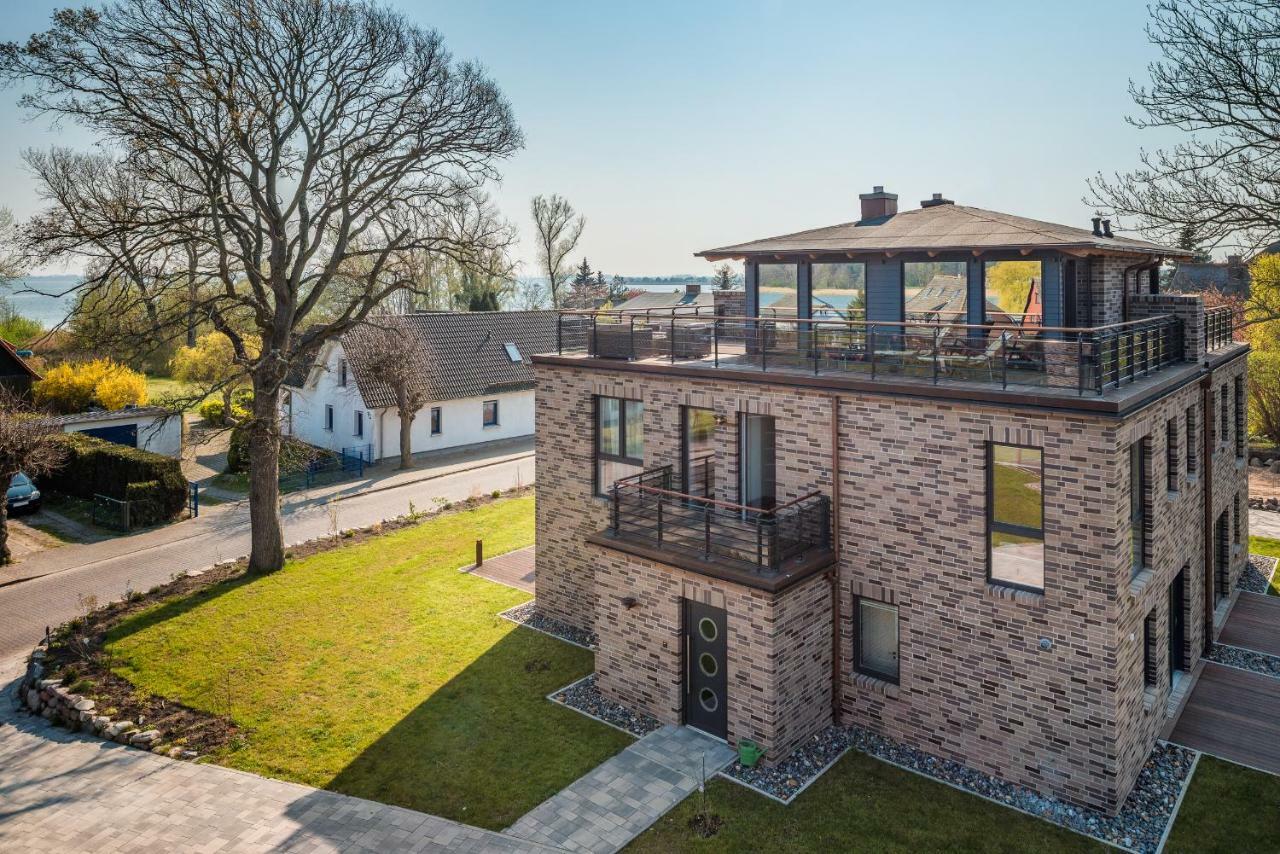 Villa Lotsenhaeuser Ruegen - Luxus Ferienhaus - 3 Schlafzimmer - Sauna - Dachterrasse Mit Boddenblick เบรเกอ ภายนอก รูปภาพ